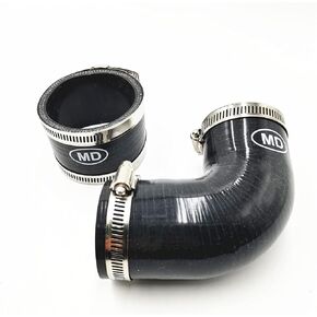 Top Mount Intercooler Hose Kit Black For Subaru 02-07 WRX /04+ STI/04-07 FXT