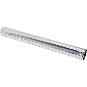 Straight Aluminum Pipe Polished, OD 1.5" (38mm), Length 18.00" (457mm) Exhaust Intake Tube Tubing Universal Seamless Round Intercooler Piping