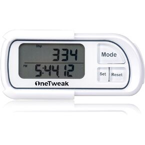 New EZ-1 Pedometer for Walking. 3D Tri-Axis Clip-On. Back-to-Basics Step Counter. Simple to Use. Multi-Function. New Pause Function. Perfect Fitness/Exercise Tool.