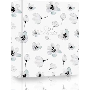 Holoary Photo Album 4x6 304 Pockets, Cover Printing Photo Albums Holds 304 Horizontal Pictures for Wedding Family Baby Vacation (Flower & Bird)