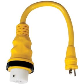 Marinco 150SPP Pigtail Adapter, 15A 125V Male To 50A 125/250V Female