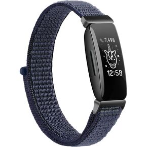 Nylon Ace 3 Bands Compatible with Fitbit Ace 3 Straps for Kids Boys Girls - Soft Skin-Friendly Breathable Ace 3 Bands for Kids Watch Band Wrist Strap Bracelet Accessories