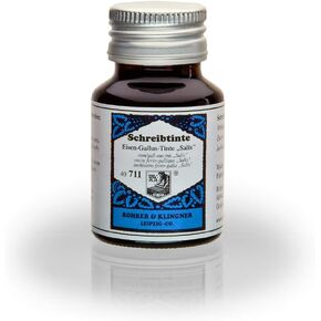 Rohrer & Klingner 50 ml Bottle Fountain Pen Ink, Iron Gall Nut-Ink, Salix