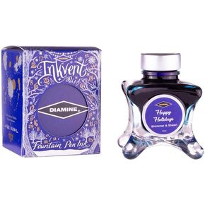 Diamine - Shimmer & Sheen Fountain Pen Ink, Happy Holidays, 50ml, Inkvent