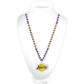 Rico Industries NBA Fan Shop Team Logo Mardi Gras Style Beads