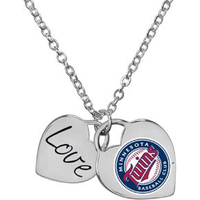 Game Time Minnesota Twins Officially Licensed Heart Necklace 101613