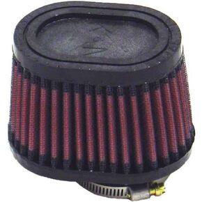 K&N Universal Clamp-On Air Intake Filter: High Performance, Premium, Replacement Air Filter: Flange Diameter: 1.75 In, Filter Height: 2.75 In, Flange Length: 0.625 In, Shape: Oval Straight, RU-2450