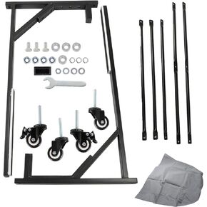 munirater Hard Top Storage Cart Transporter Hard Top Storage Replacement for 63-20 R129 W113 SL600 SL320 500SL 450SL TC107 9007900200 w/Wheels and Cover