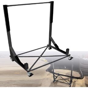 9007900200 Hard Top Storage Cart Hard Top Holder Roof Storage Bracket Push-Pull Transporter Replacement for R107 R129 W113 SL600 SL320 560SL 500SL 450SL Black