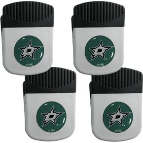 NHL Siskiyou Sports Fan Shop Dallas Stars Chip Clip Magnet 4 عبوات من ألوان الفريق in Saudi Arabia