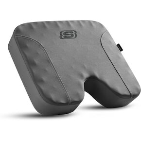 Skechers™ Memory Foam Seat Cushion with 3D Duplex Chinlon Cover, Ultimate Premium Coccyx Cushion for Tailbone Pain - Black Seat Pad for Car, Office Chair, Wheelchair - Sciatica & Back Pain Relief