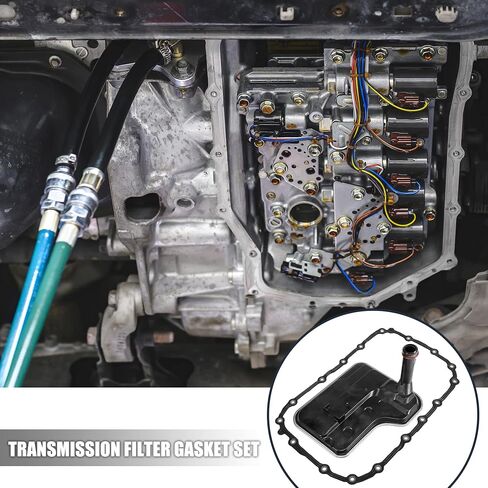 X AUTOHAUX 24117593565 فلتر ناقل الحركة للسيارة مجموعة حشية زيت لسيارات BMW X3 328i 128i 328xi 328i XDrive in Saudi Arabia