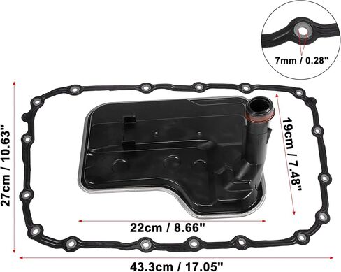 X AUTOHAUX 24117593565 فلتر ناقل الحركة للسيارة مجموعة حشية زيت لسيارات BMW X3 328i 128i 328xi 328i XDrive in Saudi Arabia