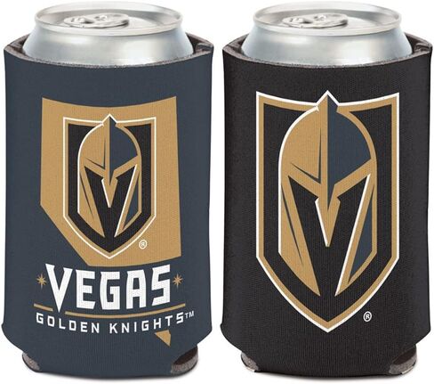 Fanatics NHL Las Vegas Golden Knights VGK State Can Cooler 1-Pack 12 oz. (Foldable, 2-Sided Design) in Saudi Arabia