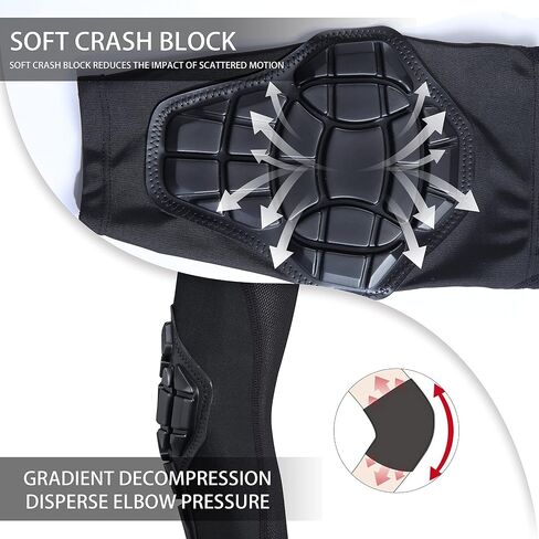 Youth Kids Knee Pads Elbow Guards Batters Protective Gear for Sports Baseball Lacrosse Football Volleyball Skating(Elbow+Knee Pads, L) in Saudi Arabia
