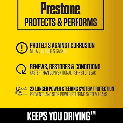 بريستون AS274Y تسرب سائل التوجيه الاصطناعي، 12 أونصة. in Kuwait