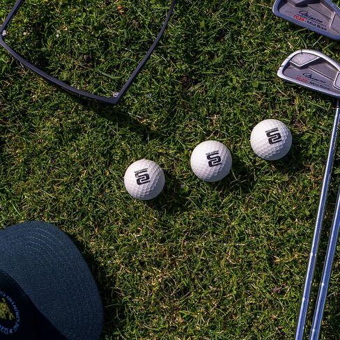 Practice Golf Balls - White & Glow in The Dark - Real-Feel Training Golf Balls - Outdoor & Indoor Golf Practice Balls - Standard Sized in Saudi Arabia