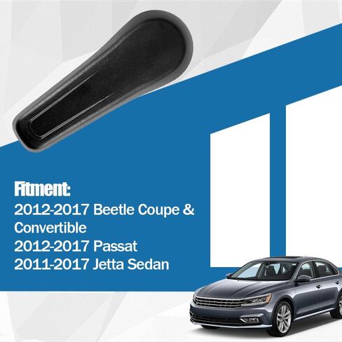 مقبض رافعة للمقعد الأمامي من Automkt LH أو RH يناسب 2012-2017 بيتل كوبيه وباسات القابلة للتحويل 2011-2017 جيتا سيدان يستبدل 5C6-881-236 (أسود) in Saudi Arabia