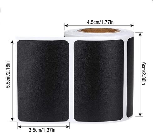 300pcs Chalkboard Labels, 2.1in*1.4in Chalkboard Stickers-Waterproof Reusable Blackboard Stickers for Storage Bins, Craft Rooms, Weddings, Storage, Chalkboard Sticker Labels to Write On in Saudi Arabia