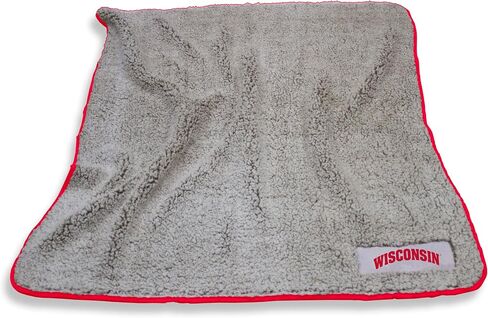 Logo Brands Officially Licensed NCAA Unisex Frosty Fleece Blanket, One Size, Team Color in Saudi Arabia