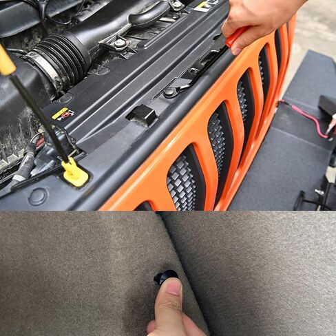 Nilight - CL-86 635 قطعة من مشابك تثبيت دفع السيارة - 16 مقاسًا الأكثر شيوعًا من النايلون ممتص الصدمات مجموعة مسامير مع 10 روابط كابلات ومزيل السحابات لسيارة Toyota GM Ford Honda Acura Chrysler in Kuwait