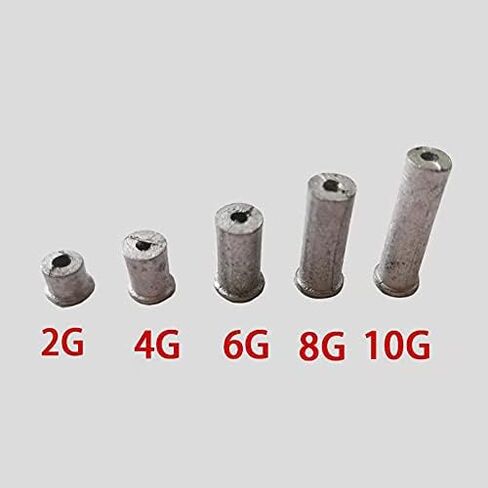 for 0.355'' Golf Aluminium Plug Weight Tip Fit Iron and Steel Shaft 9mmX7mm *2/4/6/8/10g Each 2pcs/Pack in Kuwait