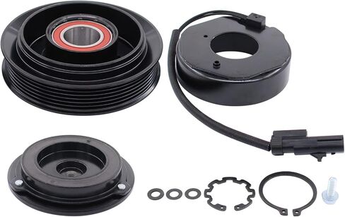 XtremeAmazing A/C AC Compressor Clutch Assembly Kit Pulley Coil Set for Dodge Dakota 6 CYL 3.7L 8 CYL 4.7L 2004-2007 in Saudi Arabia