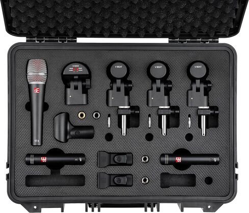 SE ELECTRONICS - V Pack Arena Feat. V Kick 3 V Beat W/Clamps V7 X Pair of SE8 with Case in Saudi Arabia