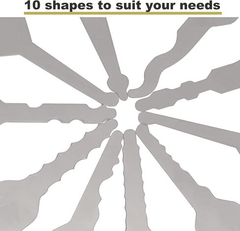 10 قطع من مجموعات أدوات إصلاح الخطاف، أدوات يدوية للخطاف الدقيق للسيارات، مجموعة أدوات اختيار السيارة من الفولاذ المقاوم للصدأ، يد شديدة التحمل لصندوق أدوات خزانة الرافعة الشوكية in Kuwait