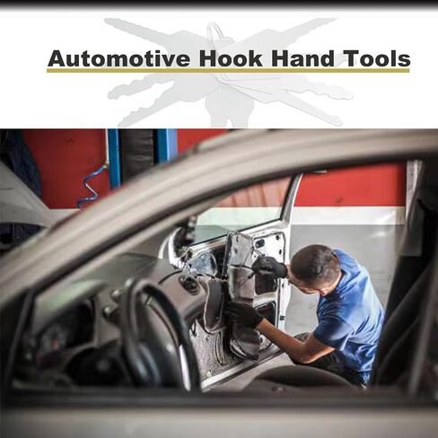 10 قطع من مجموعات أدوات إصلاح الخطاف، أدوات يدوية للخطاف الدقيق للسيارات، مجموعة أدوات اختيار السيارة من الفولاذ المقاوم للصدأ، يد شديدة التحمل لصندوق أدوات خزانة الرافعة الشوكية in Kuwait