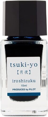 Pilot Iroshizuku Mini Bottled Fountain Pen Ink fuyu-syogun 15ml Bottle INK-15-FS Japan Import with Kanji Love Sticker in Saudi Arabia