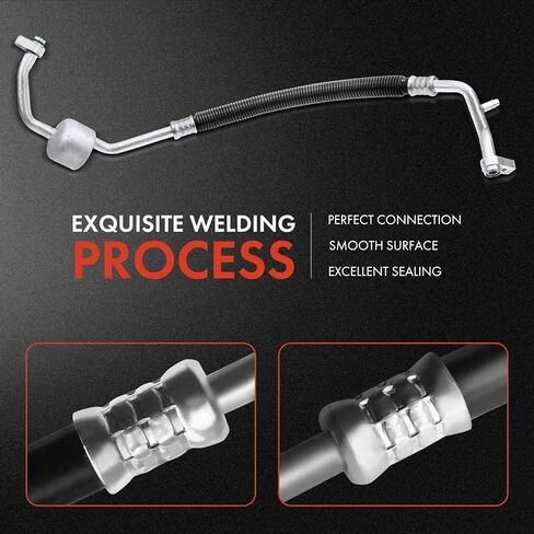 A-Premium A/C Suction Line Hose Assembly Compatible with Ford F-150 2015-2017 V6 2.7L, Compressor to Evap in Saudi Arabia
