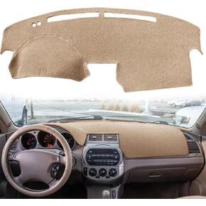 Dash Cover Mat Custom Fit for Nissan Altima 2002 2003 2004 Dashboard Pad Cap Carpet (Black) J194