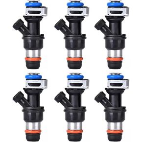 8Pack 17113553 Fuel Injectors Compatible with 1999-2007 Rainier Chevy Silverado Suburban Tahoe Escalade GMC Envoy Sierra Savana Yukon Isu-zu Replace# 25323974 25320287 FJ10062