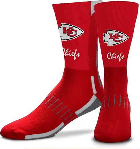 FBF - NFL Adult Team Logo Phenom Script Crew Dress Socks Footwear for Men and Women Game Day Apparel in Saudi Arabia