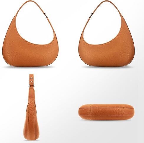 حقيبة كتف YDSIII للنساء، حقيبة كتف عصرية من الجلد النباتي للنساء مع حقيبة بمقبض علوي، حقيبة للخروج in Kuwait