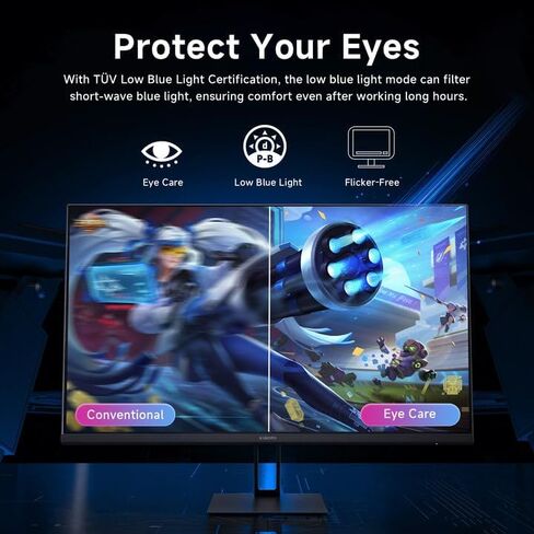 Xiaomi Gaming Monitor 27in 165Hz 1ms GTG 1920*1080 Fast IPS HDR10 FreeSync Premium Professional Calibration 99% sRGB 178° Wide Angle Tilt Adjustment TUV Low Blue Light Computer Screen Desktop Monitor in Saudi Arabia