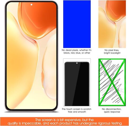 استبدال شاشة Samsung Galaxy S23 الأصلية لشاشة Samsung S23 LCD SM-S911B SM-S911E SM-S911U LCD محول الأرقام التي تعمل باللمس (دعم بصمة الإصبع) (أسود مع إطار) in Saudi Arabia