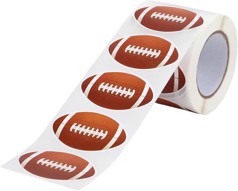 SANNIX 500 Pcs American Flag Sticker Roll,2 x 1.22 Inch US Flag Decal, USA Patriotic Stickers, Red White and Blue Stickers Adhesive Label for Memorial Day 4th of July Sport Game in Kuwait
