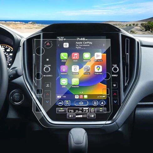 2018-2023 2024 Tiguan Screen Protector for Tiguan (SE/SE R-Line Black/SEL/SEL R-Line) 8-inch Touch Screen, 9H Hardness Tempered Glass 2024 2023 Tiguan Accessories HD Tempered Protective Film 8" in Kuwait
