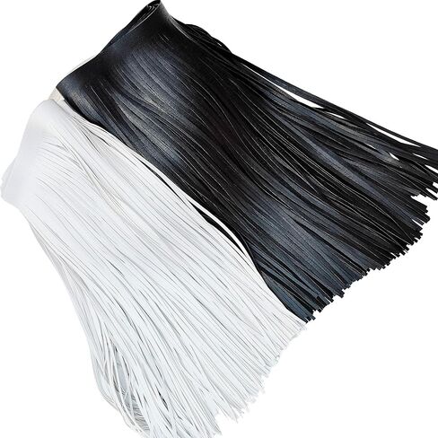 PU Leather Fringe Trim Brazil Tassel Fringe DIY Dance Skirt Tassel Faux Leather Hand Grips Tassel Fringe Wrap Cover 2yards in Saudi Arabia