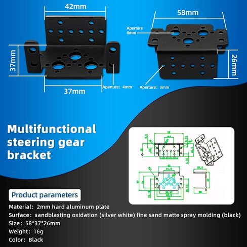 CenryKay MG90S Servo 9G Micro Servo Motor，6PCS MG90S Metal Geared Servo Motor for Arduino Raspberry Pi in Kuwait