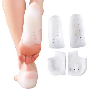 Height Heel Cups Heel Pads Cushion Increase Heels Shoe Insert Gel Heel Invisible Height Elevators Insole Arch Support Heel Protectors Heel Support 2.5CM