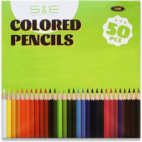 S & E TEACHER'S EDITION Colored Pencils 360Pcs,Coloring Pencils Set for Adults Kids Drawing Pencils for Sketch, Woodcase Lead Pencils,Wooden Colored Pencils,Christmas Gifts