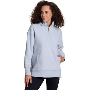 RBX Active Women's Lightweight Mock Neck Fleece 1/4 Zip Sweatshirt With Pockets