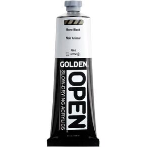 OPEN Slow-Drying Acrylics by GOLDEN, Payne's Gray, 2 fl oz. tube, Professional Acrylic Paint, Semi-Opaque