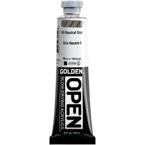 OPEN Slow-Drying Acrylics by GOLDEN, Payne's Gray, 2 fl oz. tube, Professional Acrylic Paint, Semi-Opaque in Kuwait