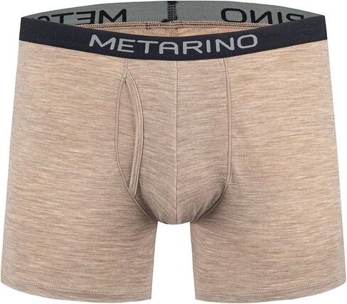 METARINO Merino Wool Mens Underwear Boxer Briefs Soft Comfy Breathable Moisture Wicking Sports Underpants in Saudi Arabia