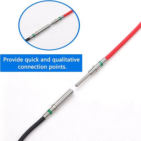 30 Pairs Deutsch Pins Contact Size 16, DT Connector/Terminal Kit, 30PCS 0460-215-16141 Male Pins and 30PCS 0462-209-16141 Female Sockets for 14-20 AWG Wire Gauge Q-O-064-MF in Saudi Arabia