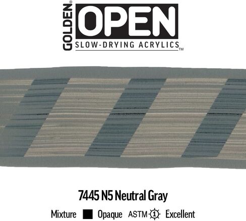 OPEN Slow-Drying Acrylics by GOLDEN, Payne's Gray, 2 fl oz. tube, Professional Acrylic Paint, Semi-Opaque in Kuwait